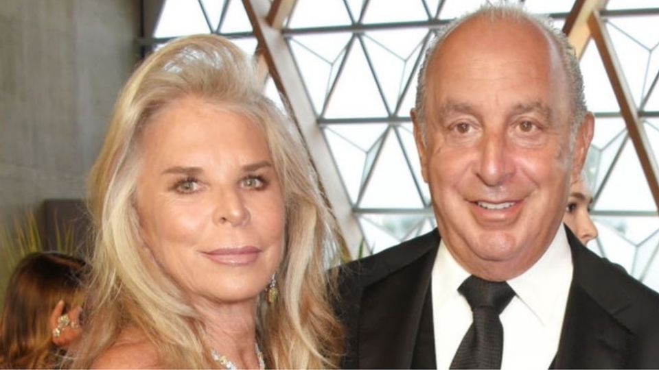 Sir Philip Green and Lady Green