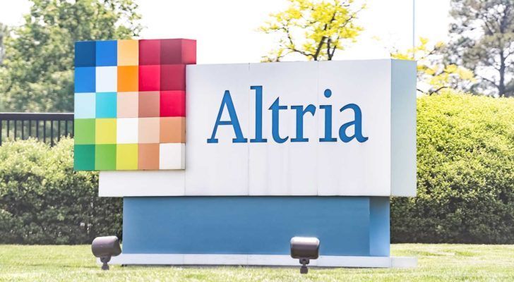 a sign with the Altria (MO) logo