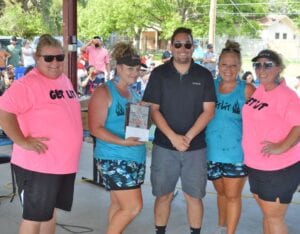 Pictured: 2nd place winners in the pork spareribs category, Amber Forrest and the Get Lit team JOE DAVID CORDOVA | PLEASANTON EXPRESS