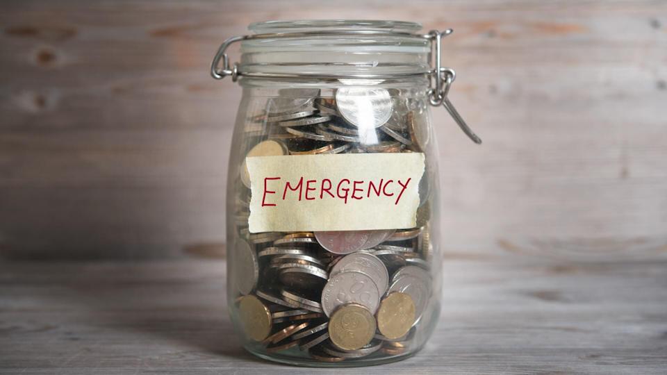 emergency funds jar