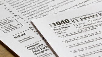 picture of tax forms