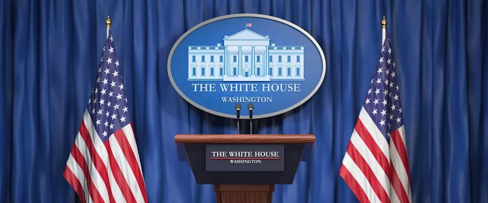 White House podium